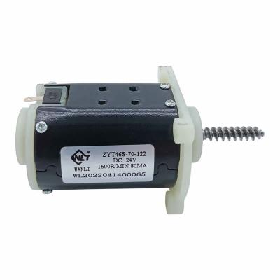 China WANLI Brushed Dc Electric Motor 24v Single Shaft Double Shaft for sale