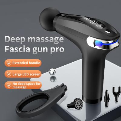 China Body Massager Gun Deep Pressure Relieve Massage Gun Cordless Private Label Gym Body Muscle Therapy Massage Gun à venda