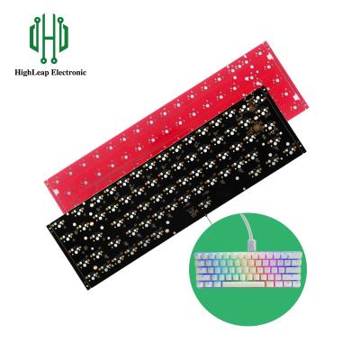 China High Quality Gk61 60 60% Wireless Hotswap Keyboard Pcb Mechanical for sale