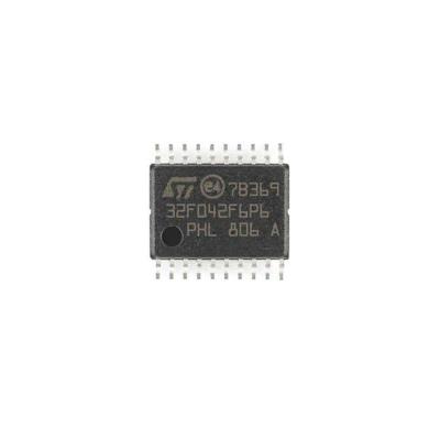 China Microprocesador integrado IC de STM32F042F6P6 TSSOP-20 en venta