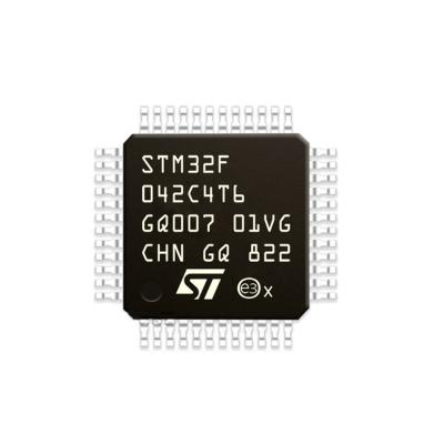 China Surface Mount 48MHz Electronic IC Chips Integrated Circuits IC STM32F042C4T6 for sale