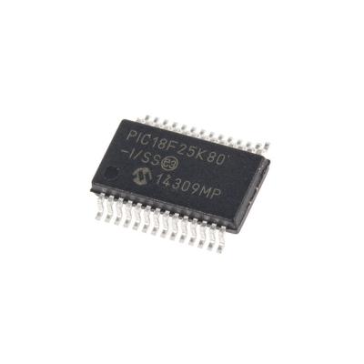 China New pic microcontroller ic chip BOM service Hot Sale SSOP-28 PIC18F25K80 PIC18F25K80-I/SS à venda