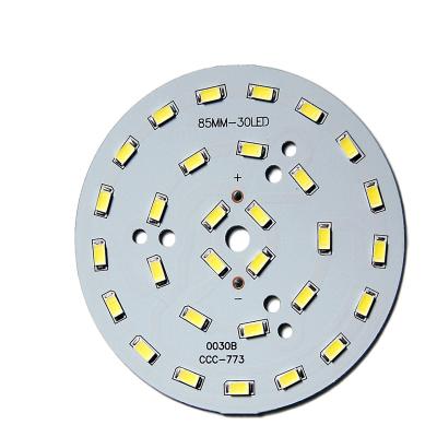 China Single Sided Double Sided LED Light Aluminum Substrate Pcb Round for sale