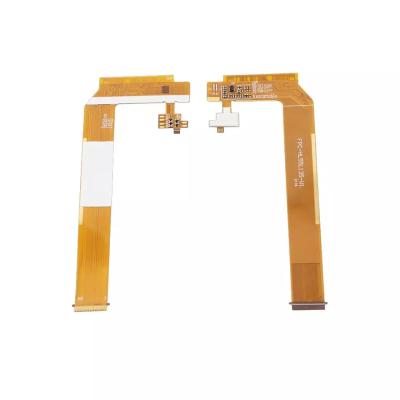 China Yellow Cover Lay ENIG Flexible Printed Circuit FPC Flex PCB Board 0.1-0.3mm Custom for sale