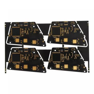 China Circuit Board  Multilayer Layer 30u Electric Thick Gold Black Solder Mask Board PCB for sale