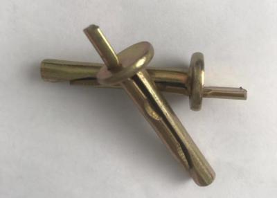 China Chemical anchor bolt yellow zinc plated carbon steel celling anchor 6*40mm for sale