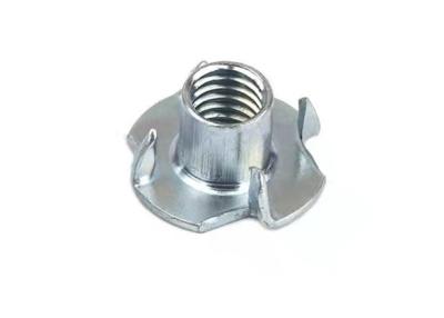 China Grade 4.8 8.8 Hex Head Nuts M5 -M20 Carbon Steel Zinc Plated Four Jaw for sale