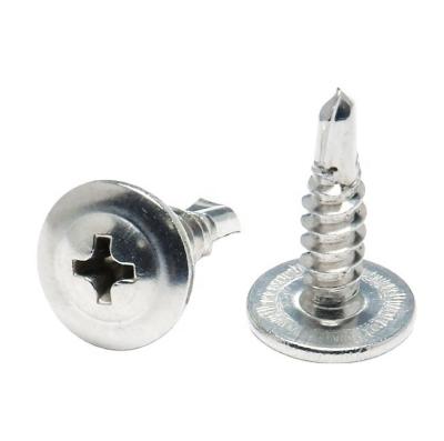 China Carbon Steel Zinc Plated M3.5 Truss Head Self Drilling Screws Phillips Drive for sale