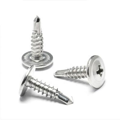 China Cross Recessed Pan Head Screw With Collar Heavy Duty Self Drilling Screws DIN967 for sale