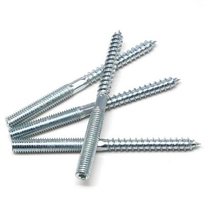 China Zinc Plated Bolt And Fasteners Grade 4.8 Carbon Steel Hanger Bolt for sale