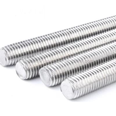 China Carbon Steel M6 Zinc Plated Threaded Rod High Strength for sale