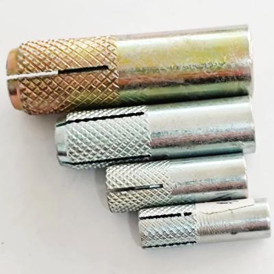 China Buliding Galvanized Grade Steel White Zinc And Yellow Zinc Plated Drop In Anchor for sale