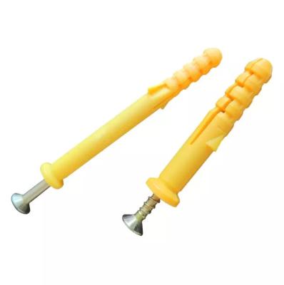 China Nylon Sing Wing Anchor With Head Screw Wall Plug Anchor+Wedge Anchor Bolt for sale
