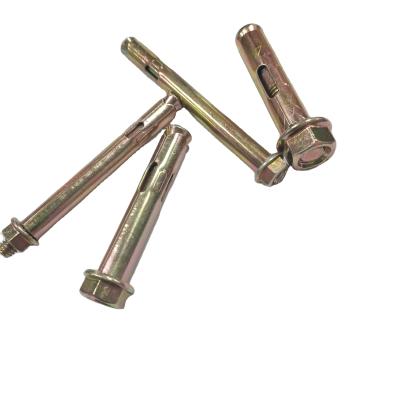 China Customizable Hex Bolt Sleeve Anchor M16 With Hex Flange Nuts for sale