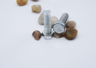 China Zinc Coated Hex Head Flange Bolt / Full Thread Heavy Hex Structural Bolts M6-M24 for sale