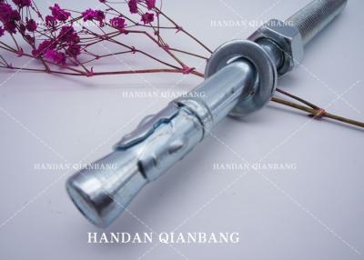 China Custom M6-M24 Wedge Metal Anchor Bolts , Steel Zinc Plated Wall Anchor Bolts for sale