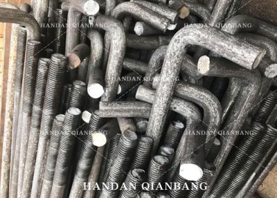 China T Type / J Type Concrete Anchor Bolts Zinc Plated , Bay Ground Anchor Bolts M20 M24 for sale