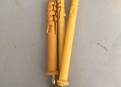 China Clavo de nylon amarillo de Expanion en las anclas concretas del ancla para los materiales de construcción en venta