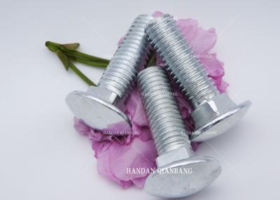 China Din 603 Zinc Plated Carriage Bolts Carbon Steel Full Thread Grade 4.8 for sale