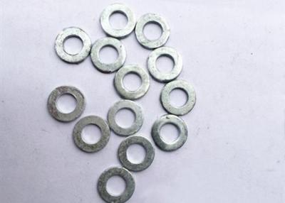 China Lavadoras planas redondas del metal, arandela plana de 4,8 grados con final del cinc en venta