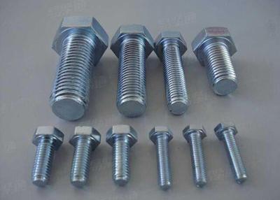 China Carbon Steel Metric Hex Head Bolts Screws 4.8 8.8 Grade DIN933 DIN93116mm-70mm for sale