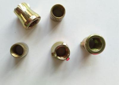 China Sujeciones amarillas materiales del hardware del color del cinc de las tuercas de ancla de la fijación del acero de carbono en venta