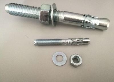 China Hardware Fasteners Expansion Anchor Bolt Wedge Anchors With White Zinc Plated for sale