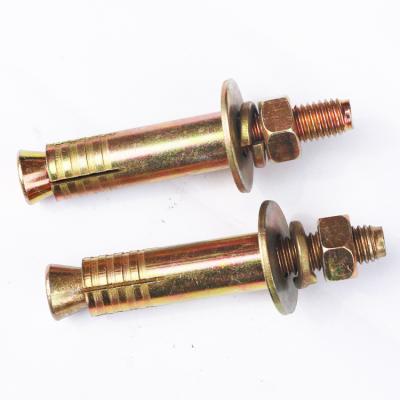 China Yellow Zinc Plated Expansion Anchor Bolt / Concrete Fasteners for sale