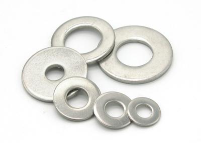China 4.8 Grade Iron Flat Washers In Bulk With DIN125 / DIN9021 / DIN126 / DIN7989 for sale