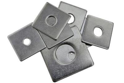 China Durable Iron Material DIN standard square  flat  washer with  4.8  grade  High Strength for sale