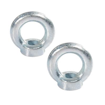 China Carbon Steel White Zinc Plated Din 582 Heavy Duty Lifting Eye Nut M6 for sale