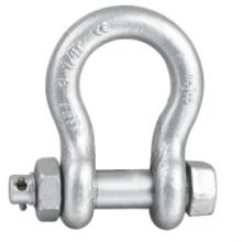 Chine Fasteners Marine 12mm Rigging Shackle Galvanized White Zinc Plated Anchor Dee à vendre