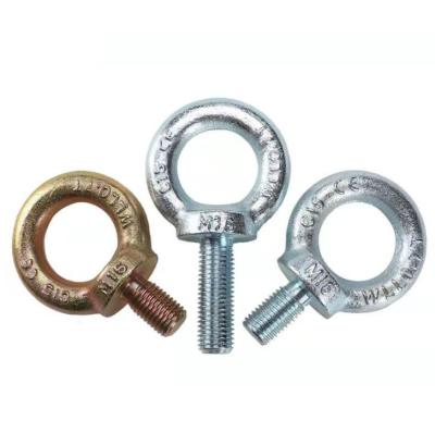 China Din580 Galvanized Eye Bolt Round Carbon Steel Lifting Zinc for sale
