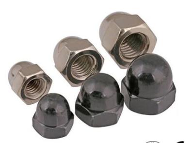 China One Piece Hexagon Domed Cap Nuts Galvanized Carbon Steel Din 1587 for sale