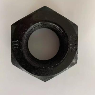 中国 ハードウェア締める物は炭素鋼DIN934が付いている4.8 8.8 10.9等級の色の六角頭のナットを黒くします 販売のため