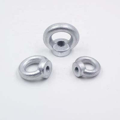 China Carbon steel galvanized DIN582 heavy duty lifting eye nut factory price fasteners for sale