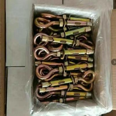 China Yellow Zinc Plated Metal Anchor Bolts , Carbon Steel Anchor Bolt Sleeve for sale
