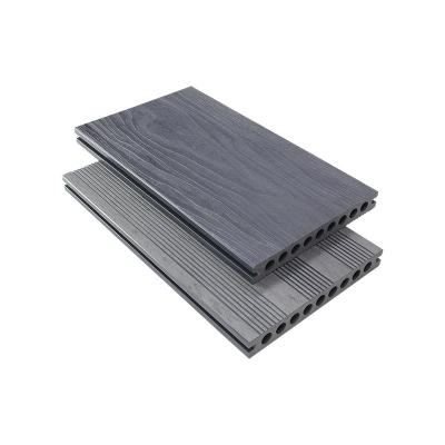 China 200x25mm Light Coloured Hollow Composite Decking ISO14001 Outdoor for sale