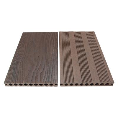 China Free Maintenance WPC Hollow Composite Deck Board Colored Composite Lumber 200*25mm for sale