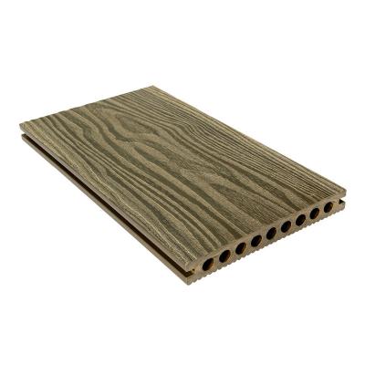 China Easy To Install And Maintain Hollow Composite Decking Material for sale