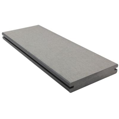 China 134x24mm Grey 38% HDPE Solid Composite Deck Boards UV Resistant for sale