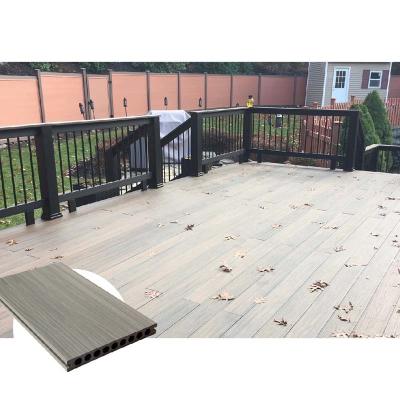 China Terrace Antisepsis Outdoor Composite Decking Boards 2.2m 3D Wood Grain for sale