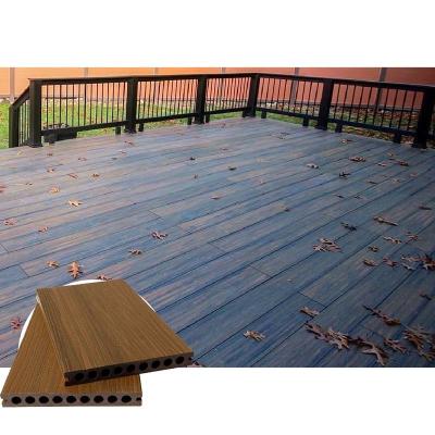 China 200x24mm Patio Anti UV Outdoor Composite Wood Stone Grey 38% HDPE for sale