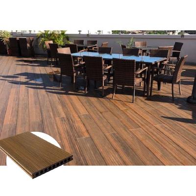 China Maple 200*24mm Capped Composite Decking Environmentally Friendly Anti UV for sale