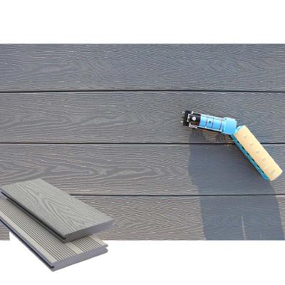 China Exterior Robust Wood solid edge Composite decking Trim Boards Customized Length for sale