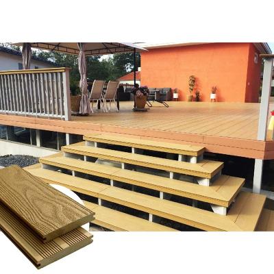 China Outdoor Decoration Solid Composite Decking Waterproof for sale