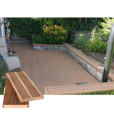 China Insect Mold Resistant Solid Wood Decking trim No Staining For Patios for sale
