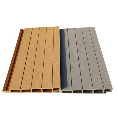 China Fireproof Villa Exterior Wall Cladding 185x30mm Grooved Panels for sale