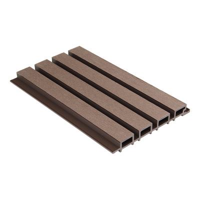 China 219x26mm Maple Lightweight Composite Exterior Cladding Wood Grain For Building for sale