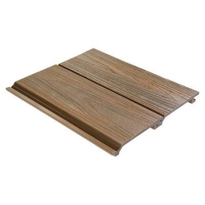 China UV exterior composto de madeira do revestimento 5.4m da parede da fibra WPC de 50% anti à venda